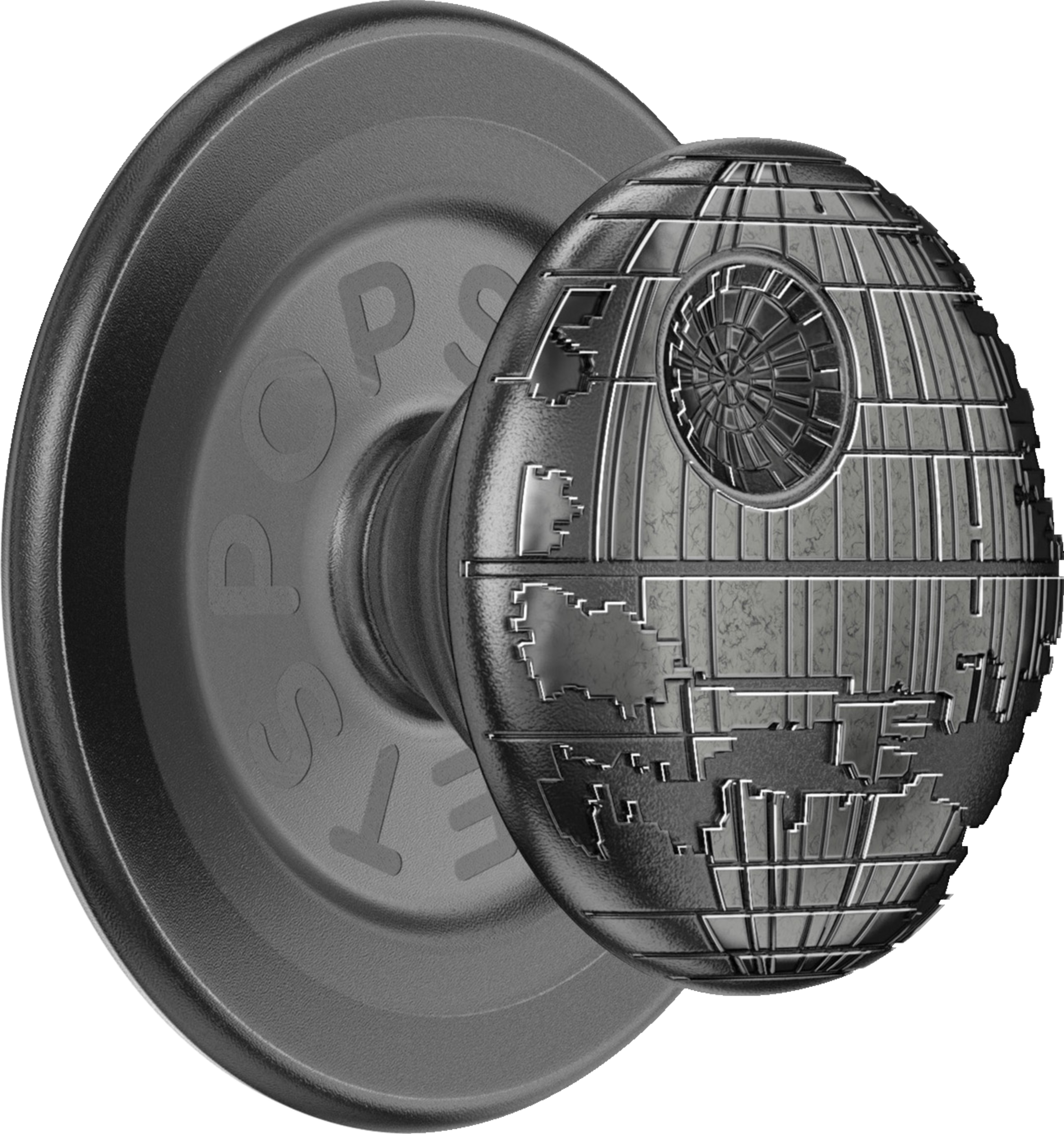 PopSockets PopGrip für MagSafe - ausziehbare Handyhalterung  - Dimensionals Enamel Death Star