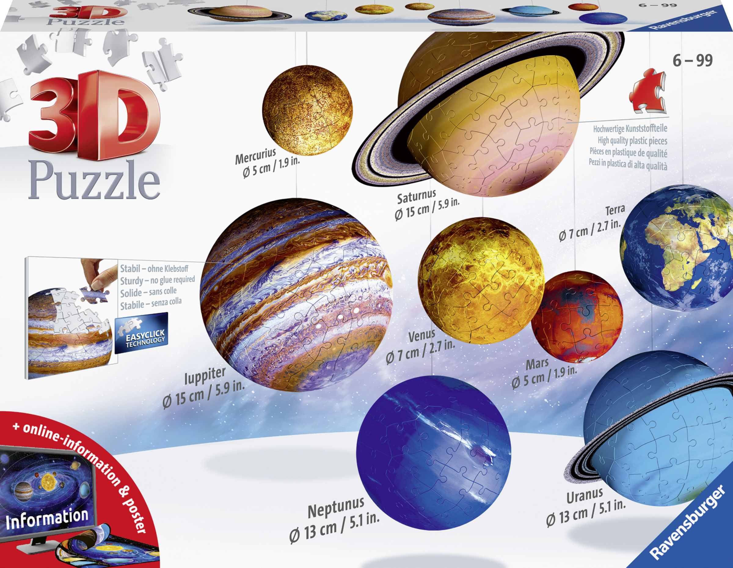 Ravensburger 3D Puzzle Planetensystem