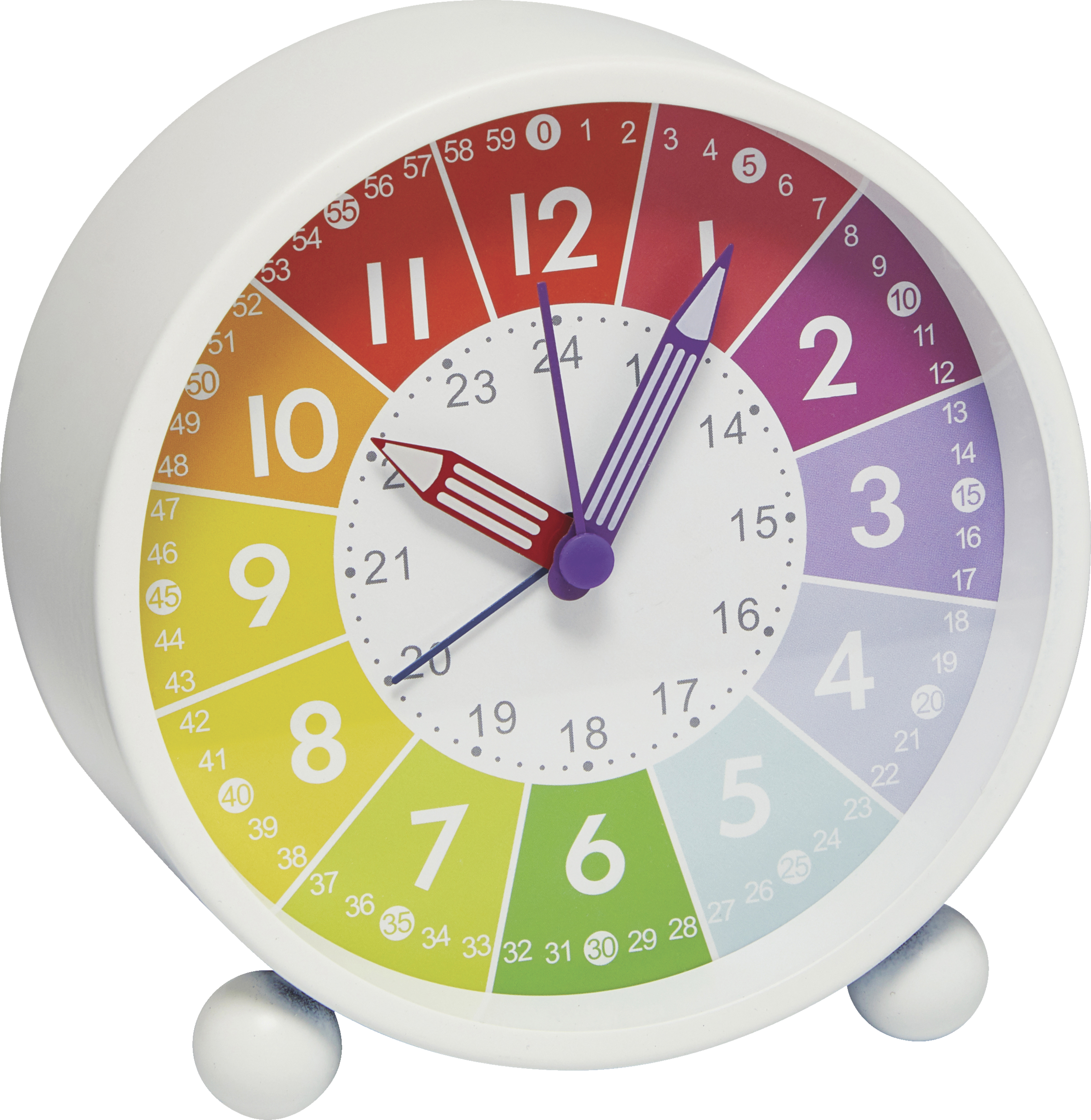 IDEENWELT Lernwecker weiß