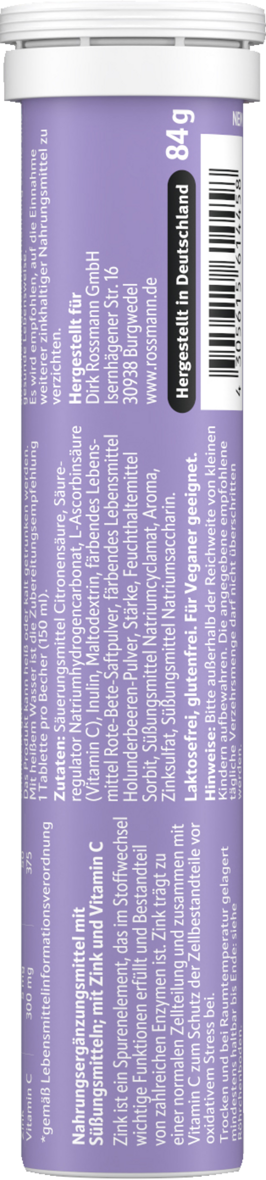 أقراص فوارة الزنك + فيتامين C 3