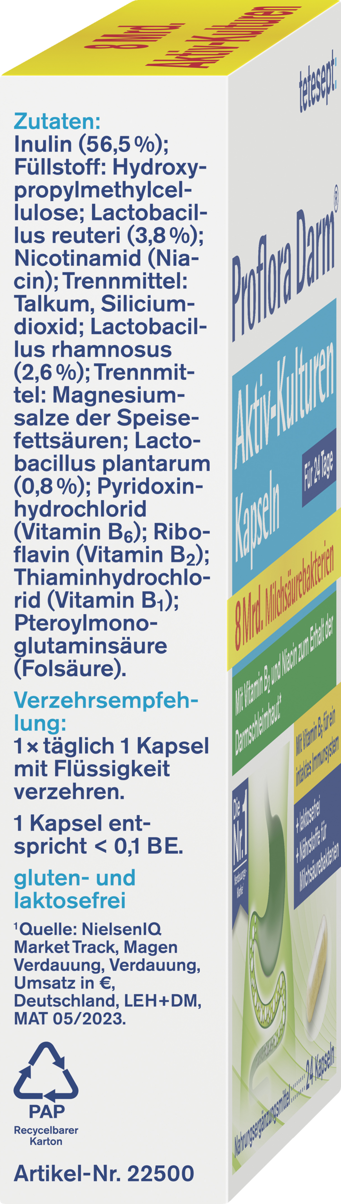 Proflora كبسولات ثقافة الأمعاء النشطة 2