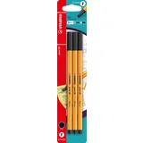 3er Set Fineliner point 88 schwarz