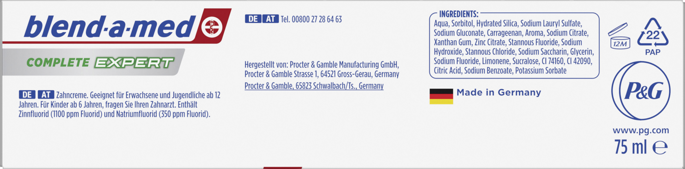 معجون أسنان COMPLETE EXPERT للتنظيف العميق 4