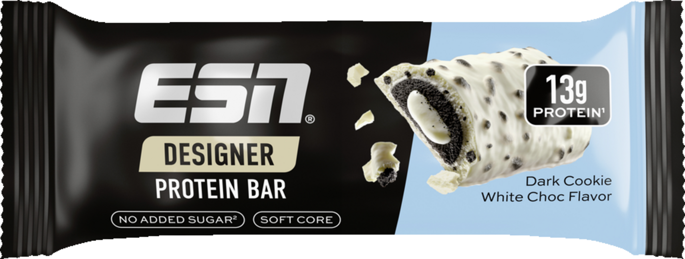 ESN Designer Protein Bar Dark Cookie White Chocolate