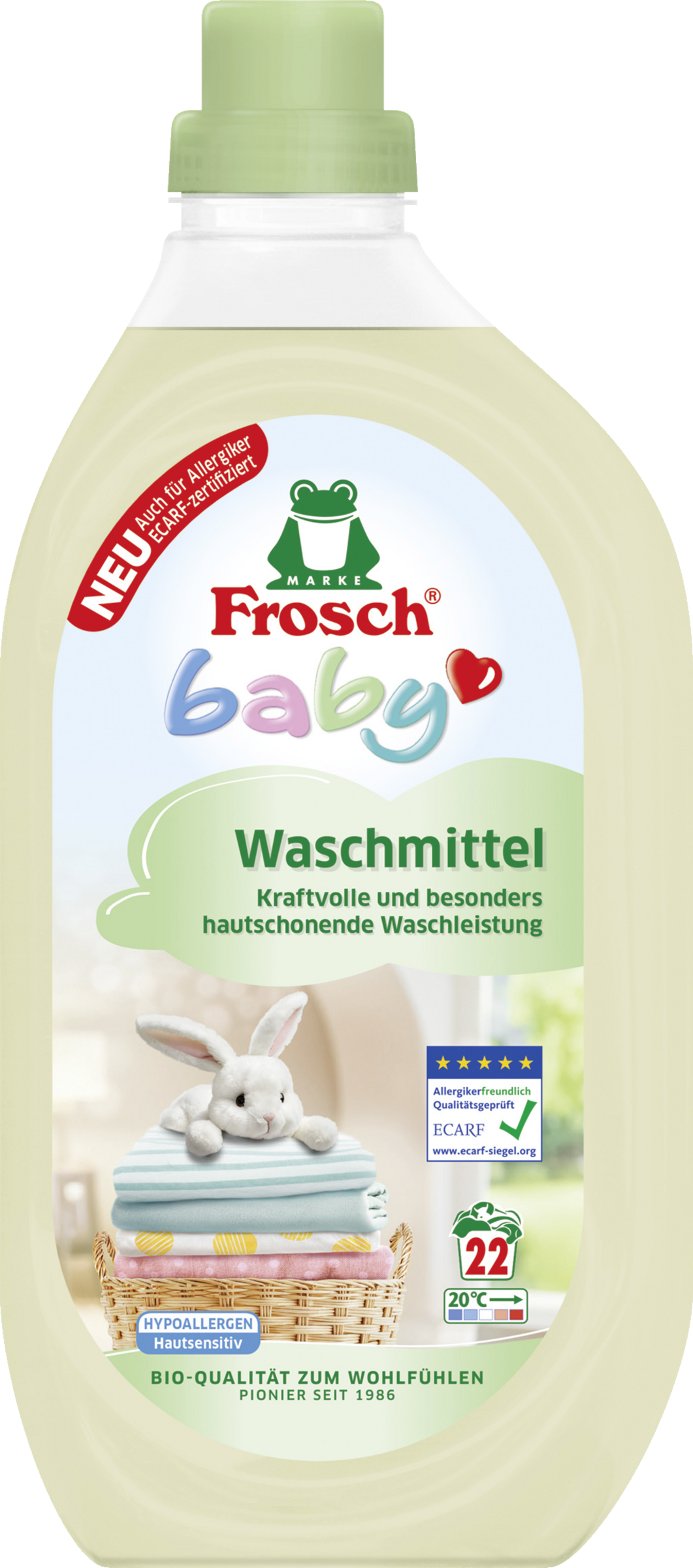 Frosch baby Waschmittel Flüssig 22 WL