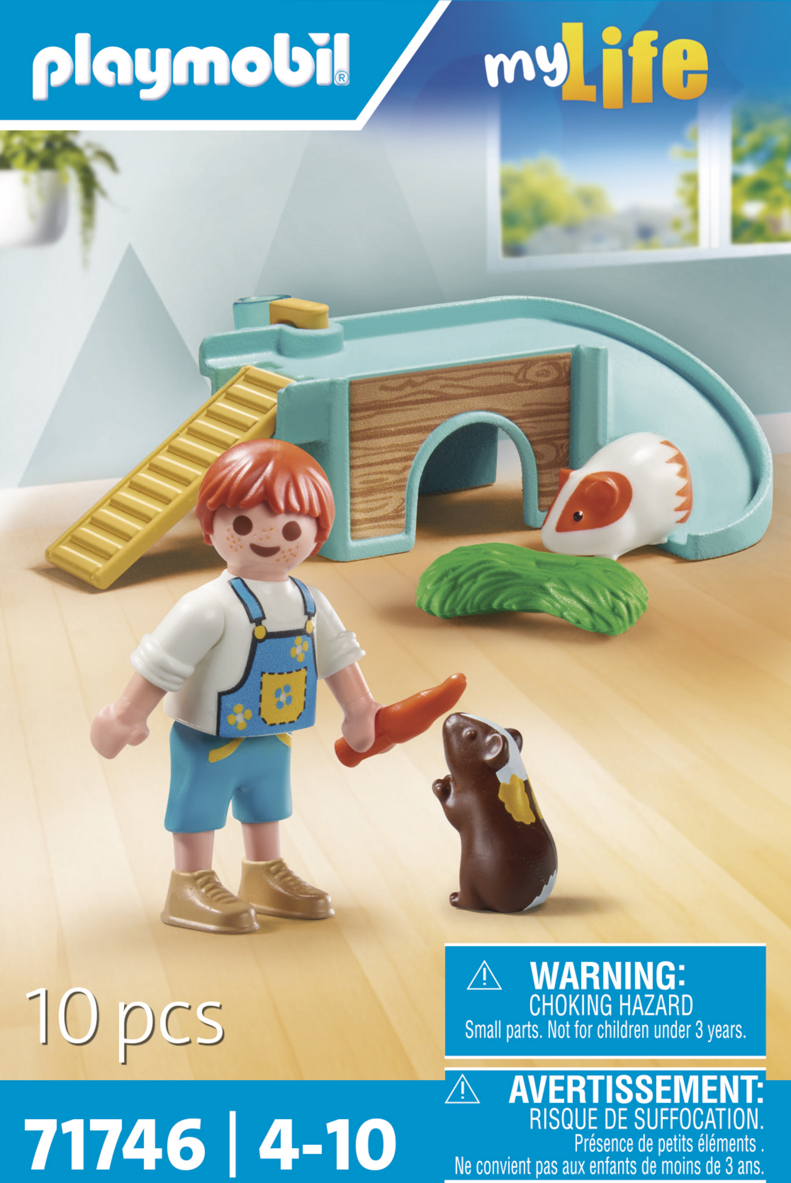 71746 Junge mit Meerschweinchen