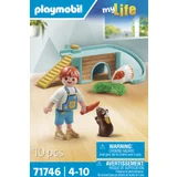 71746 Junge mit Meerschweinchen