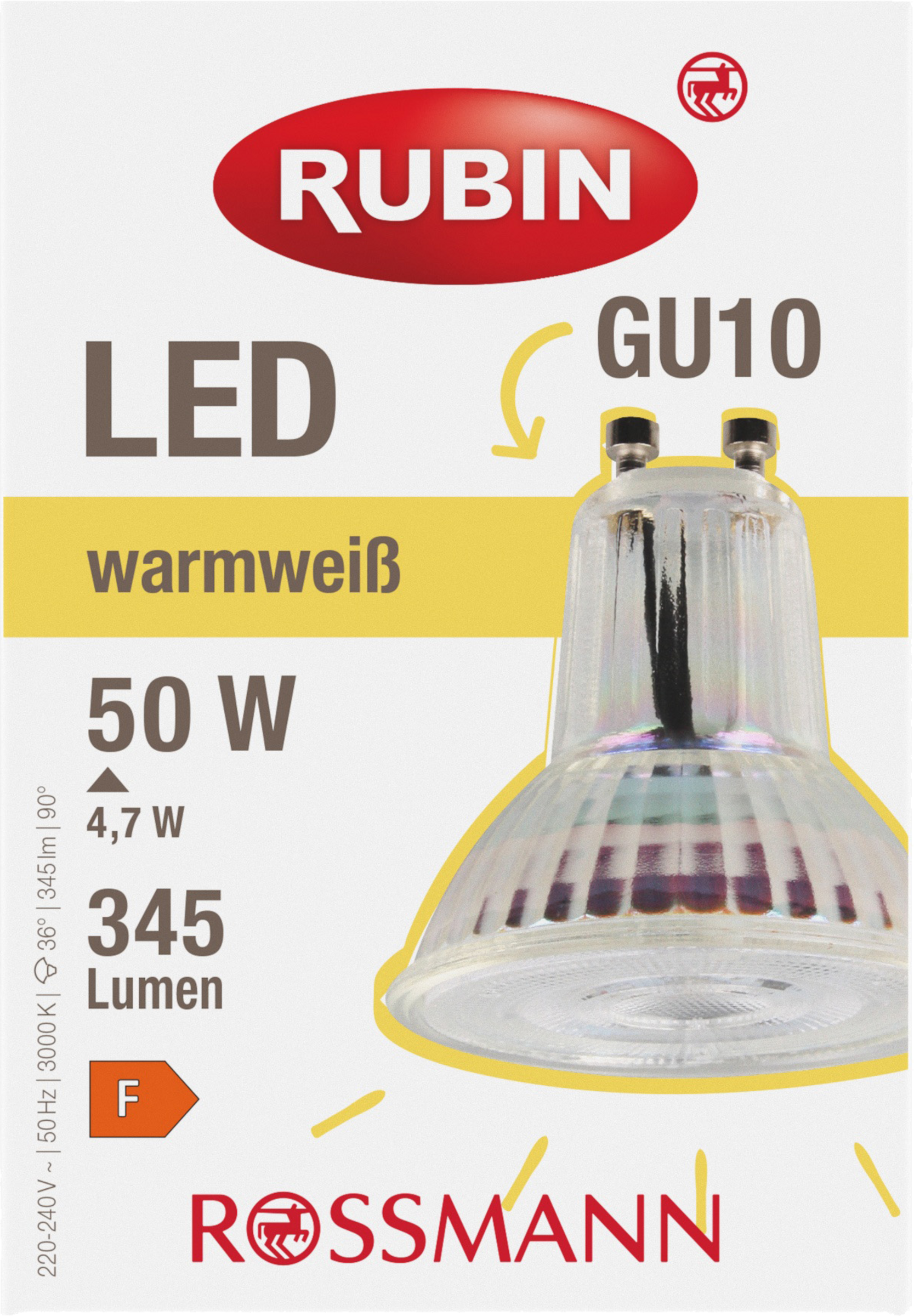 RUBIN LED Reflektor GU10 50W