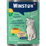 Menü reich an Huhn mit Katzenminze