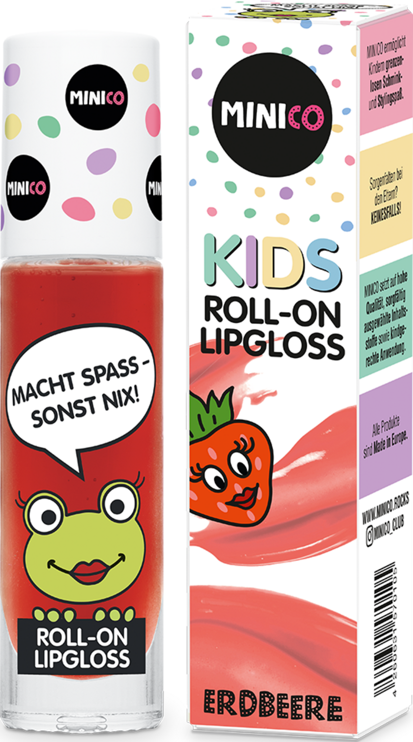 MINICO Roll-on Lipgloss 03 Erdbeere