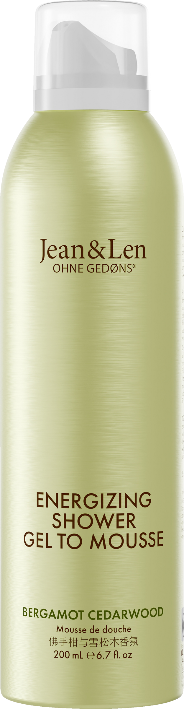 Jean&Len Energizing Shower Gel to Mousse