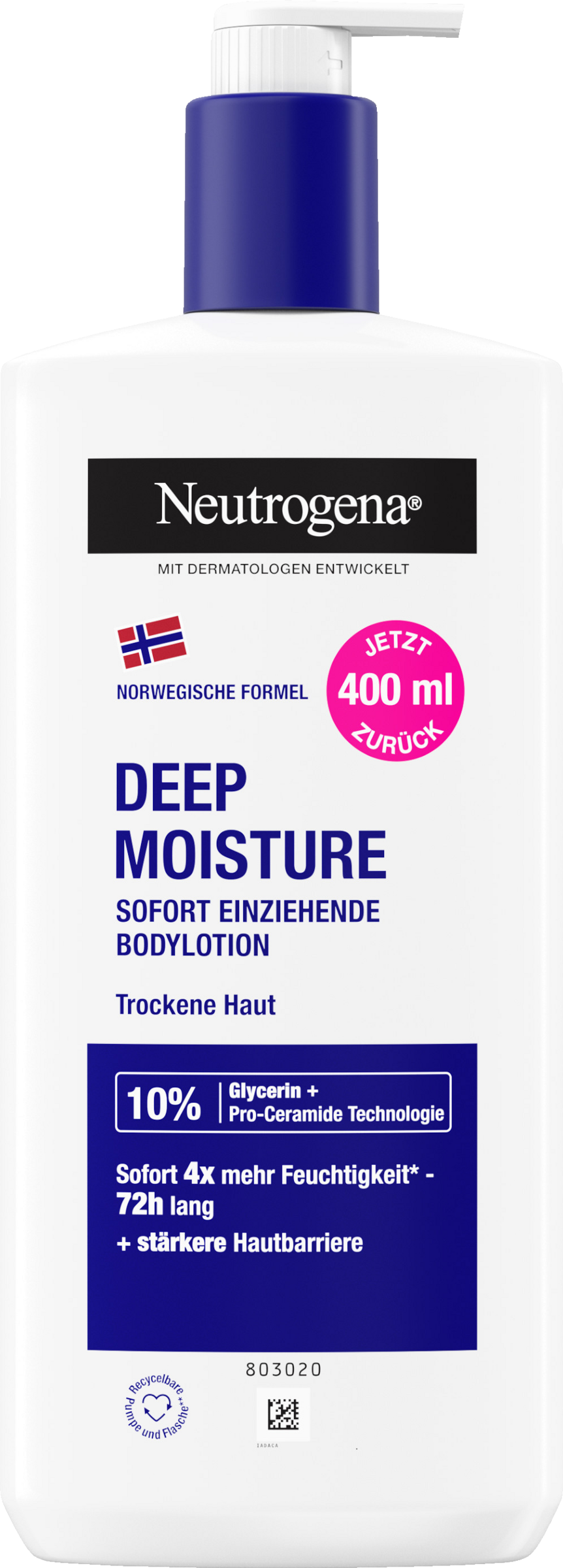 Neutrogena Bodylotion Deep Moisture sofort einziehend