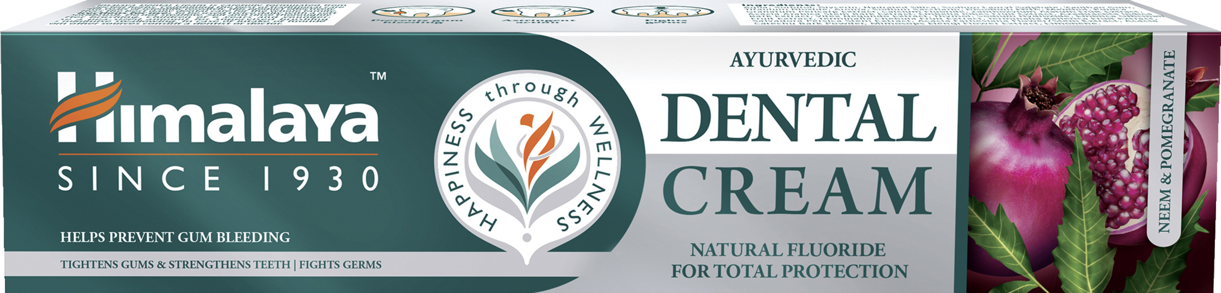 معجون أسنان أيورفيدي - النيم والرمان