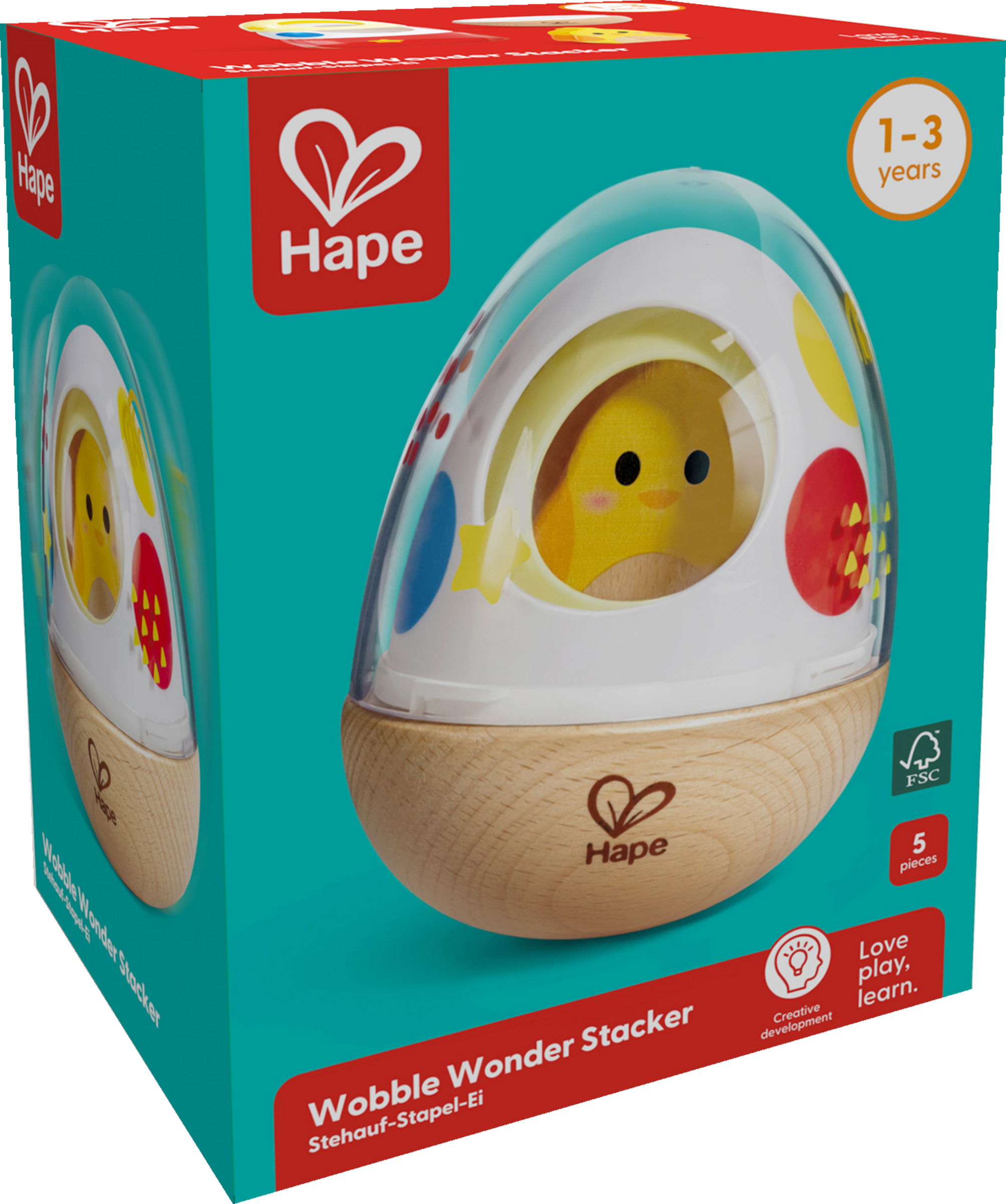 Hape Stehauf-Stapel-Ei