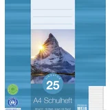 A4 Schulheft, Lin. 25 RC, 16 Blatt
