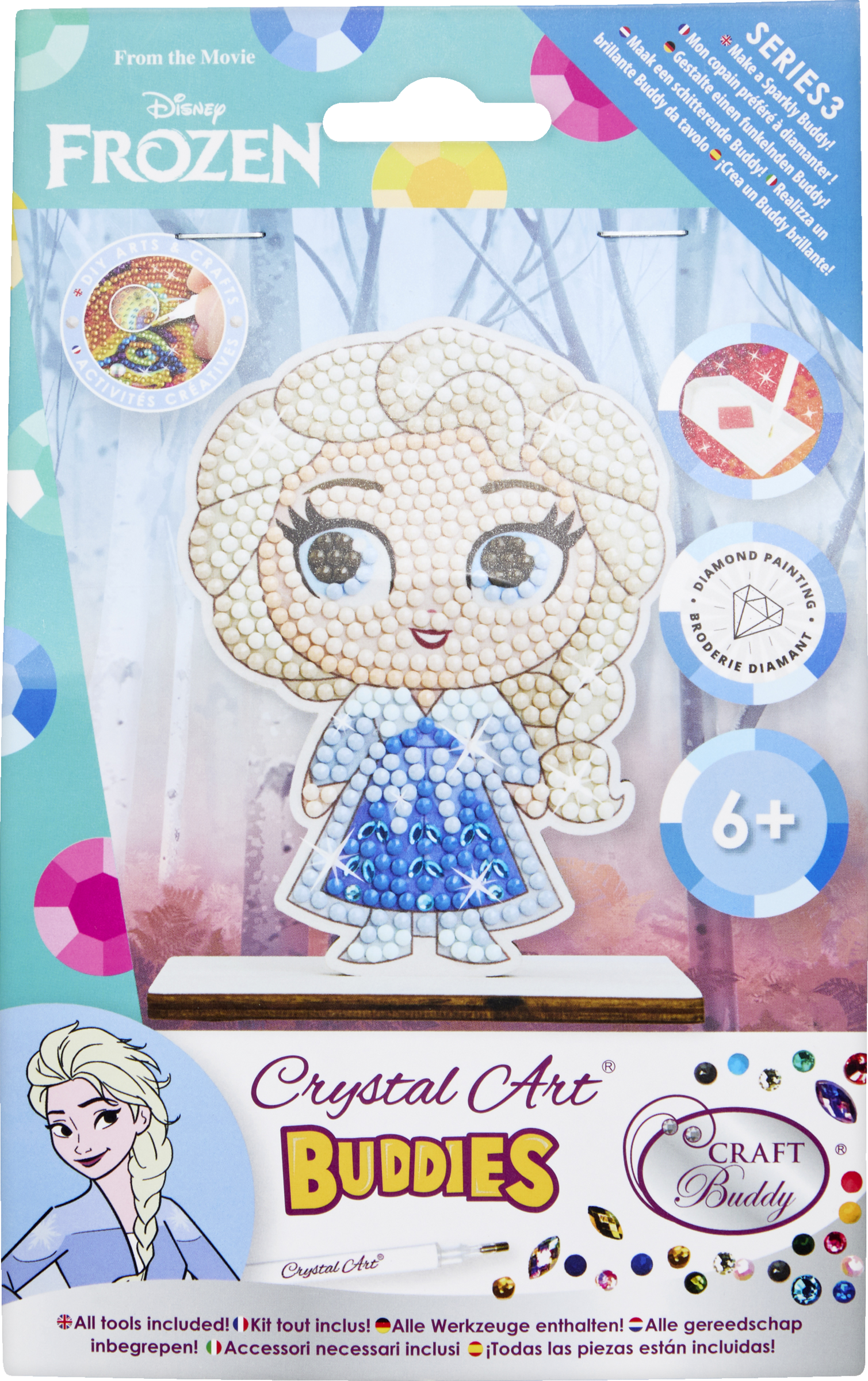 IDEENWELT Crystal Art Buddy Elsa