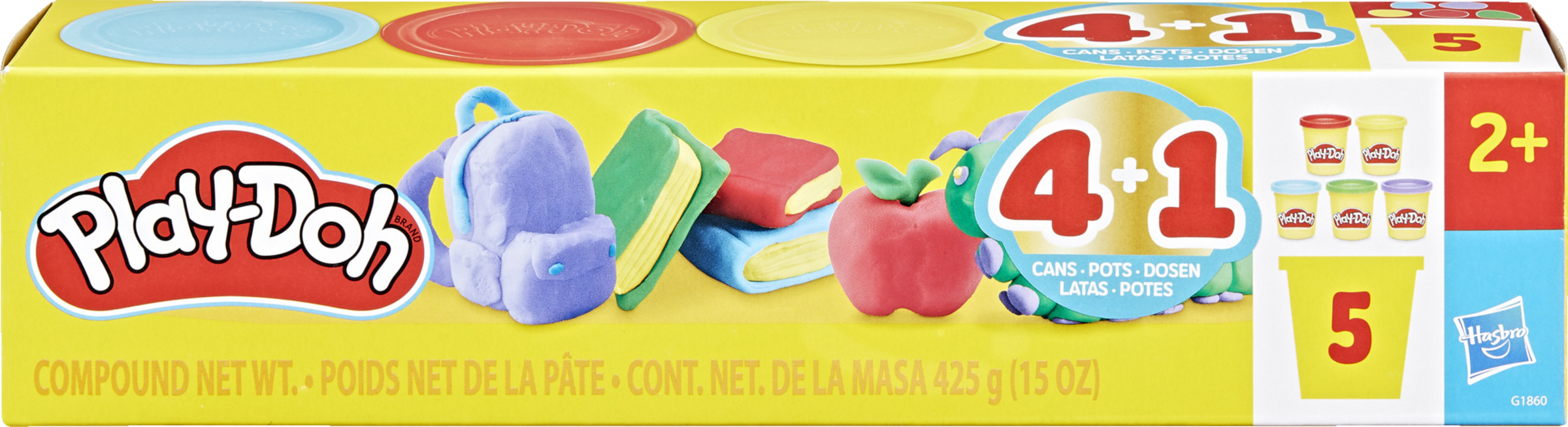 Play-Doh Schulspaß 5er-Pack Knete