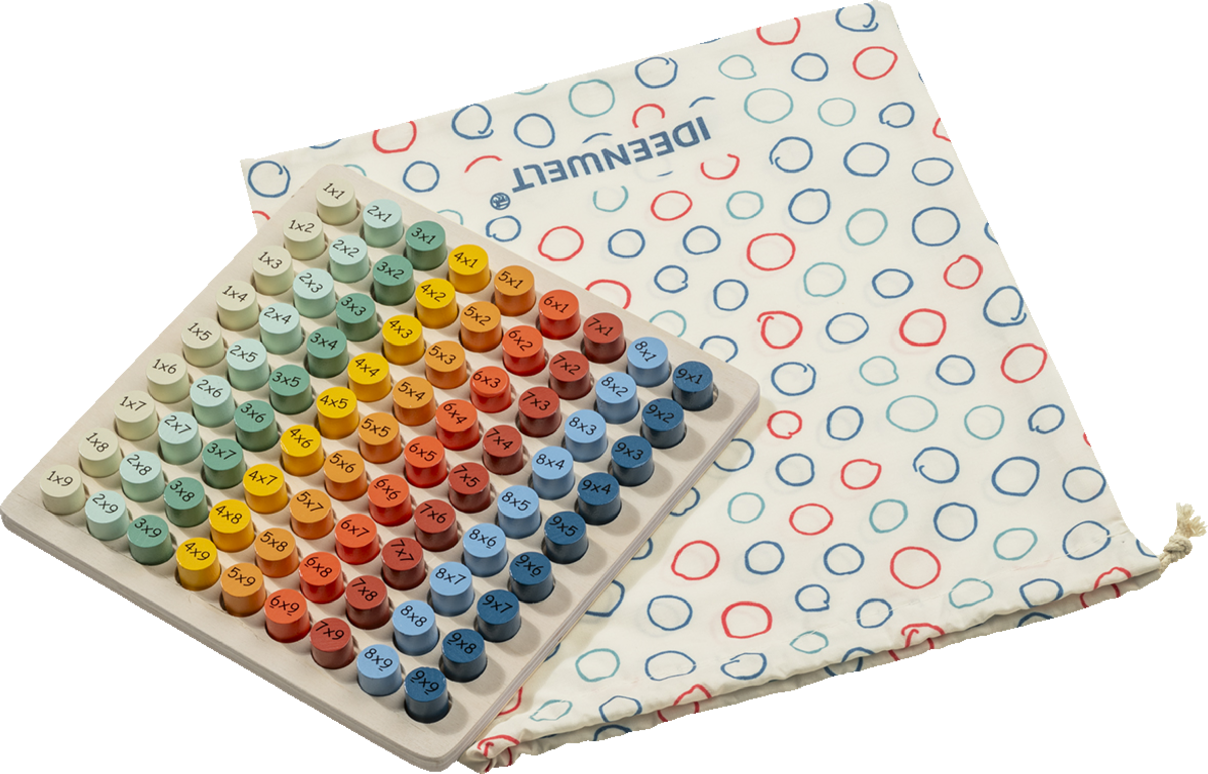 IDEENWELT Holz-Rechenspiel Multiplikation
