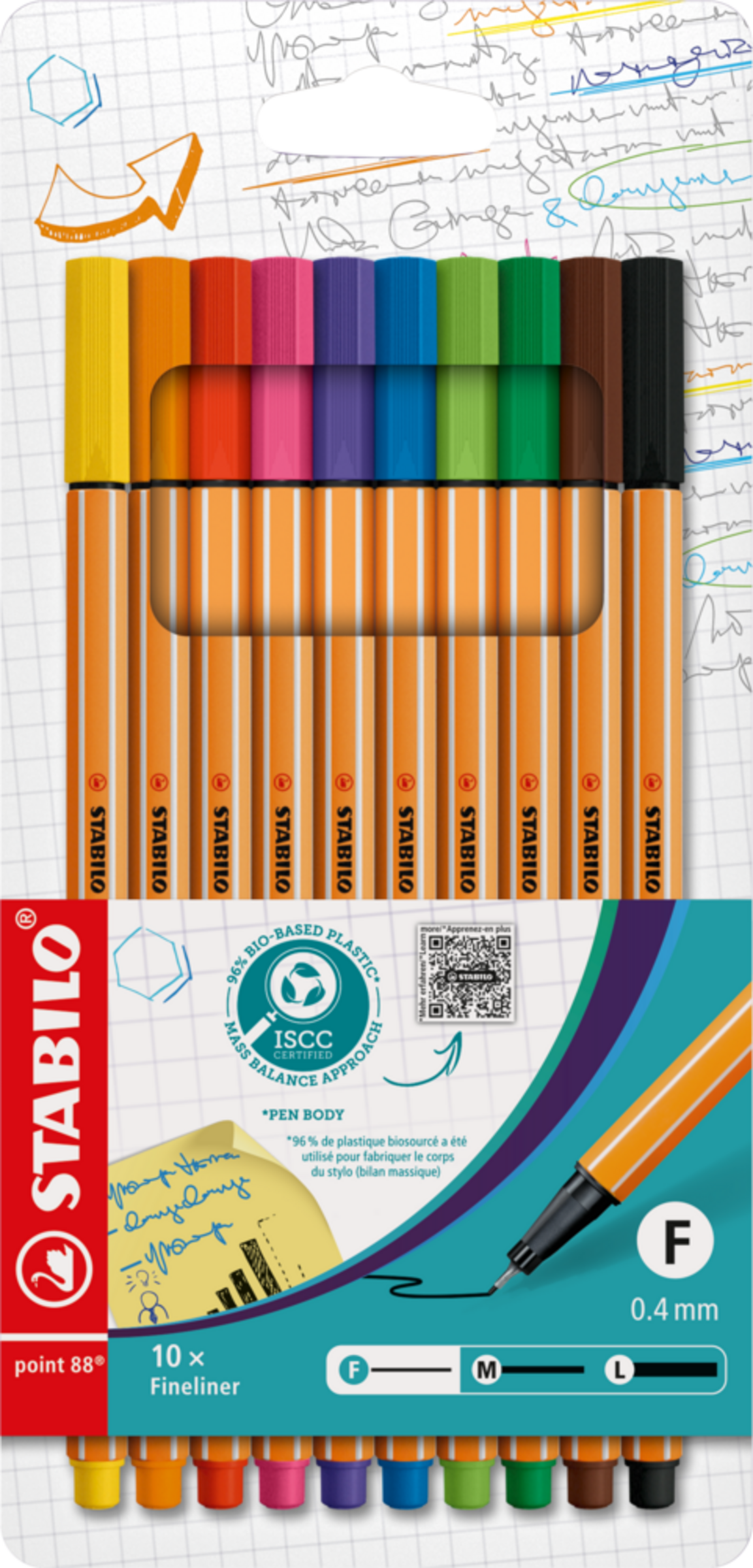 STABILO Fineliner point 88 bunt