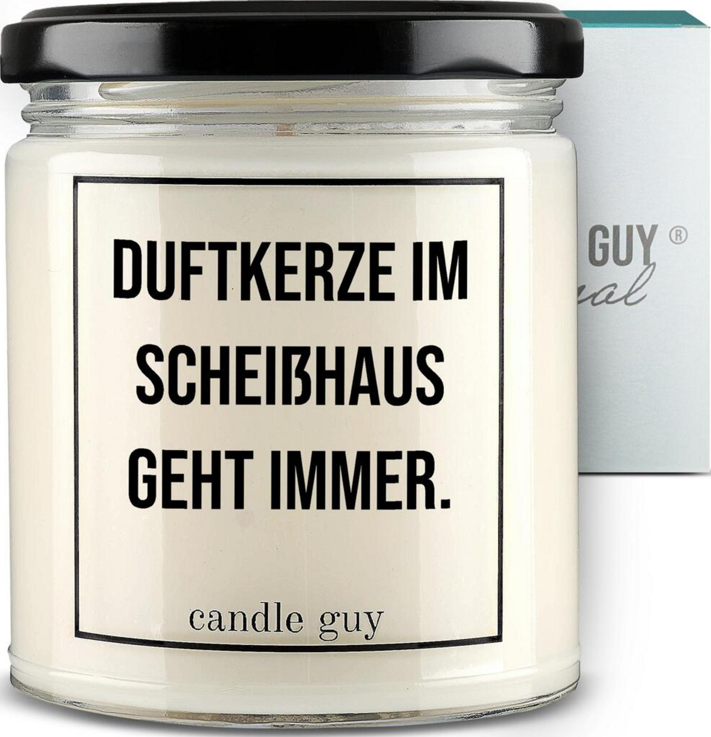 candle guy Duftkerze "Duftkerze im Scheißhaus geht immer"