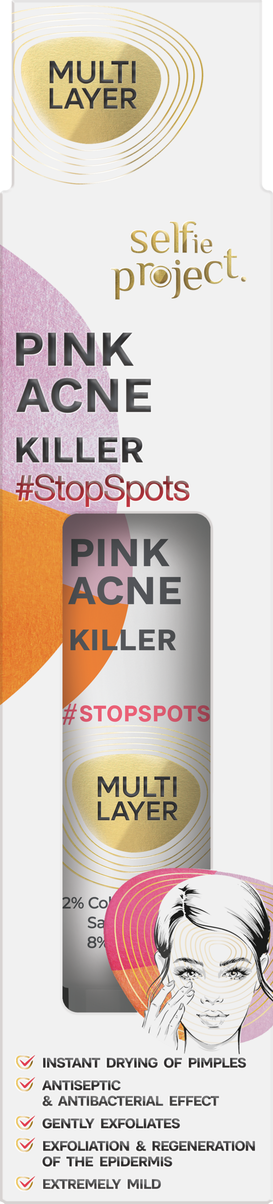 Selfie Project Pink Acne Killer Spot Treatment