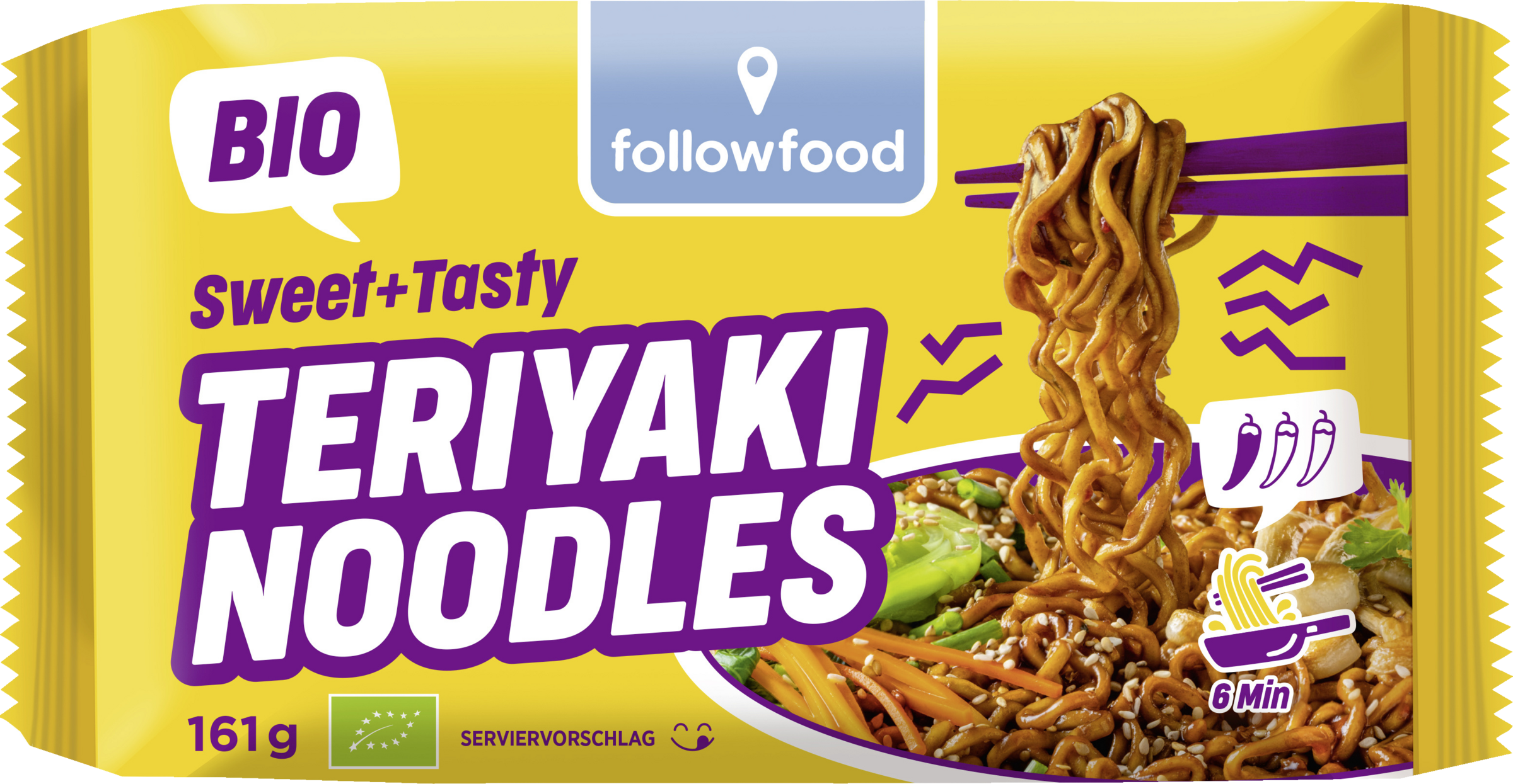 followfood Bio Sweet and Tasty Teriyaki Noodles