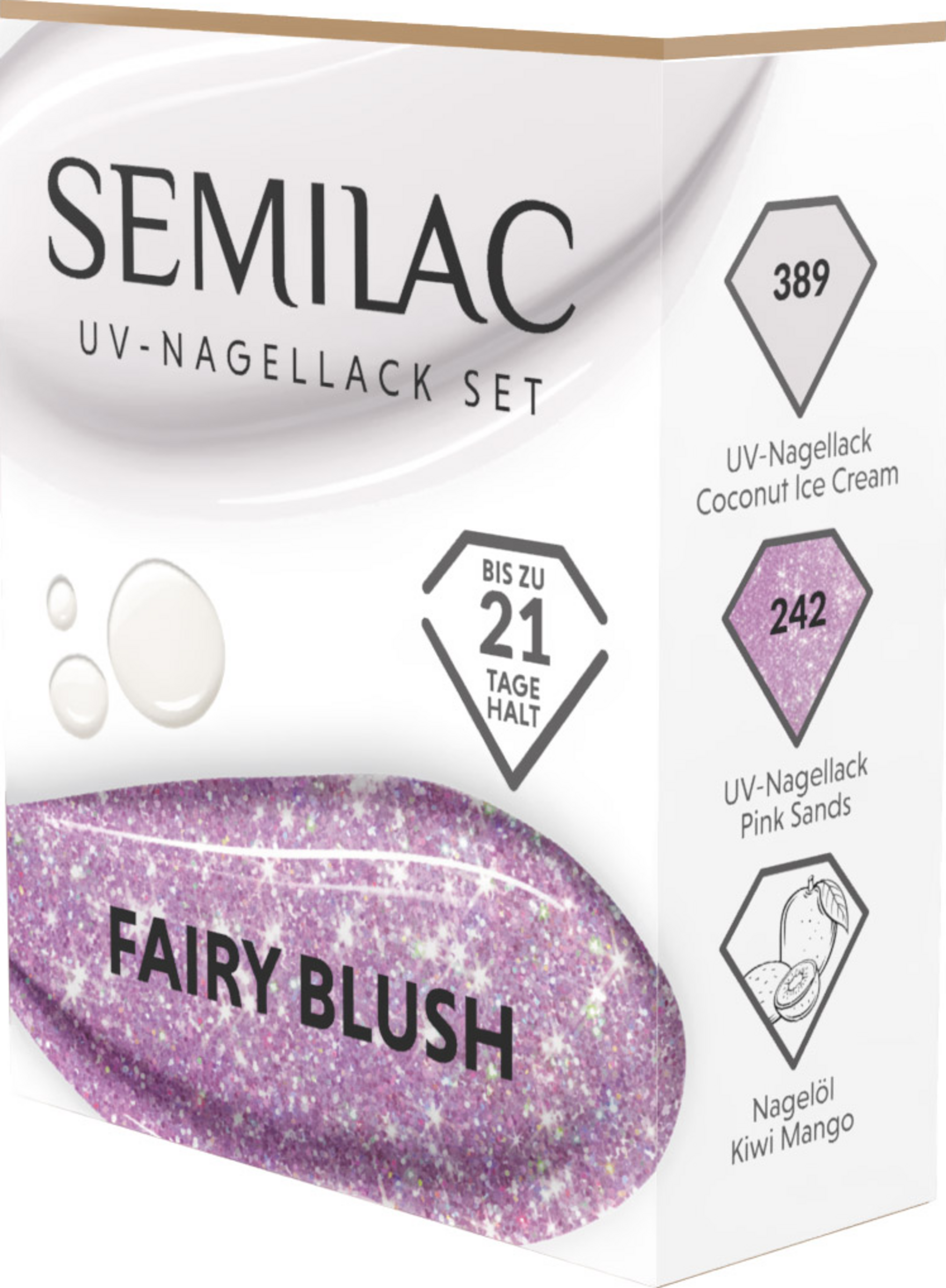 Semilac UV-Nagellack Set Fairy Blush