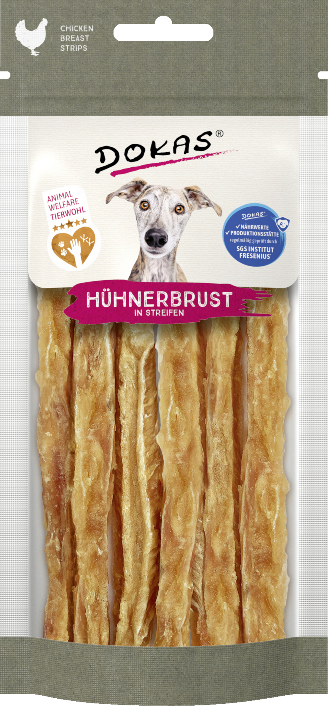 DOKAS Hühnerbrust in Streifen