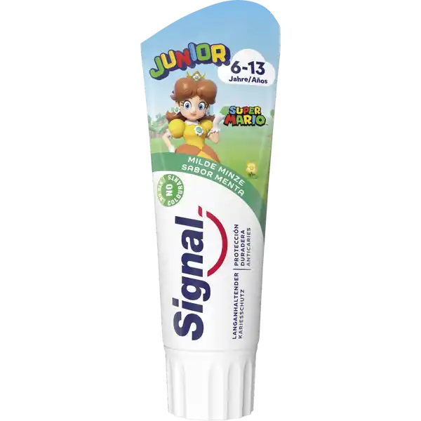 معجون أسنان جونيور بنكهة النعناع الخفيف للأعمار من 6-13 سنة