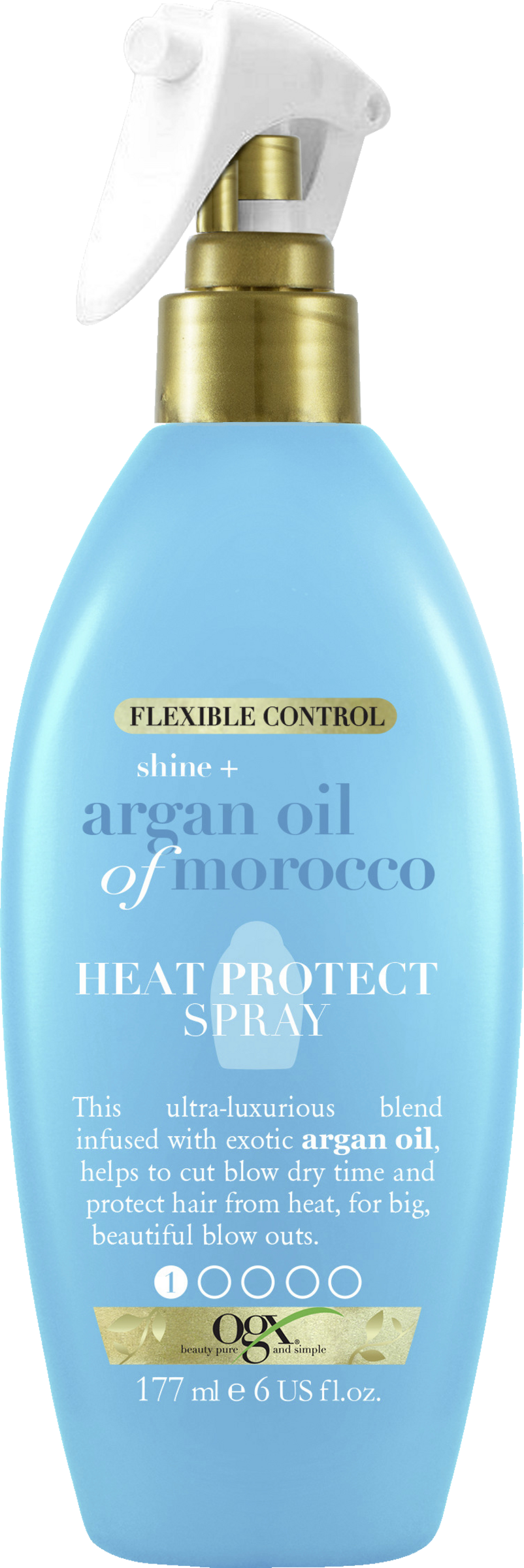 ogx Hitzeschutz Flexible Control Shine & Argan Oil of Morocco