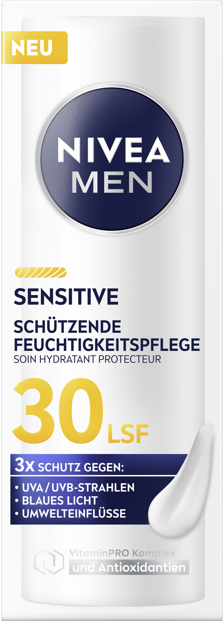 NIVEA MEN Sensitive Schützende Feuchtigkeitspflege LSF 30