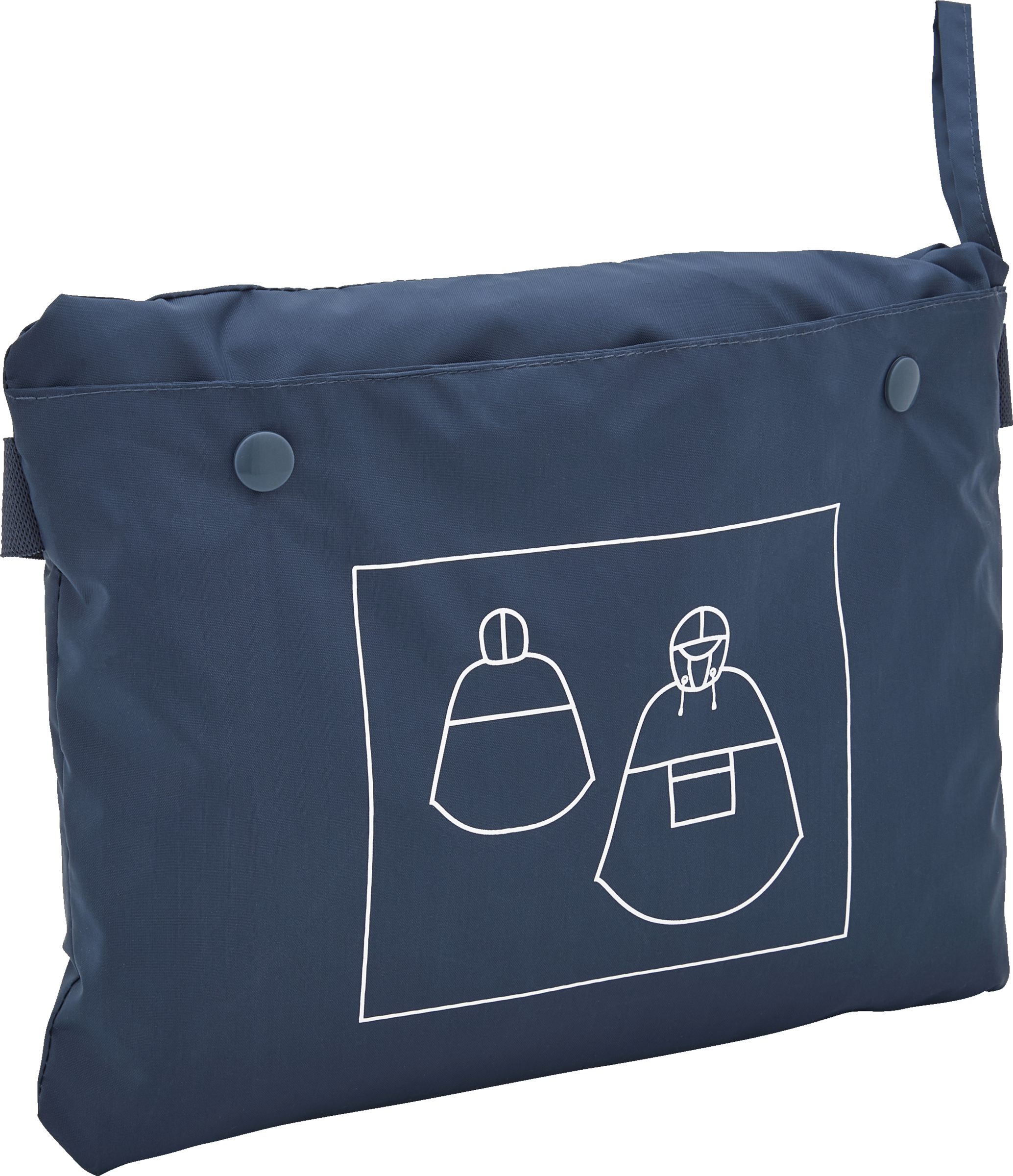 IDEENWELT Regencape unisex blau