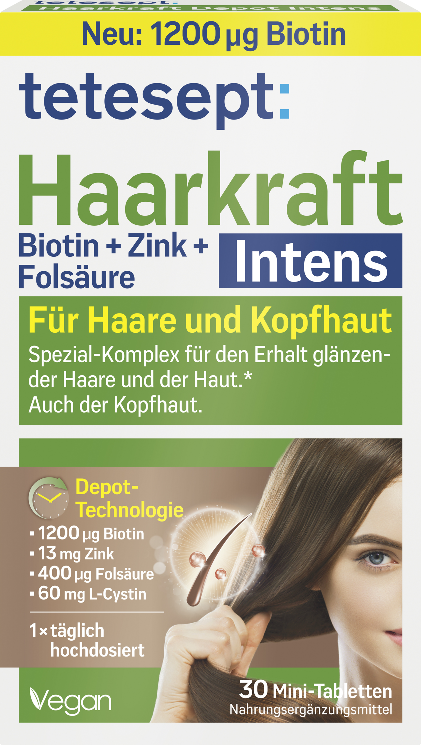 tetesept Haarkraft Intens Mini-Tabletten