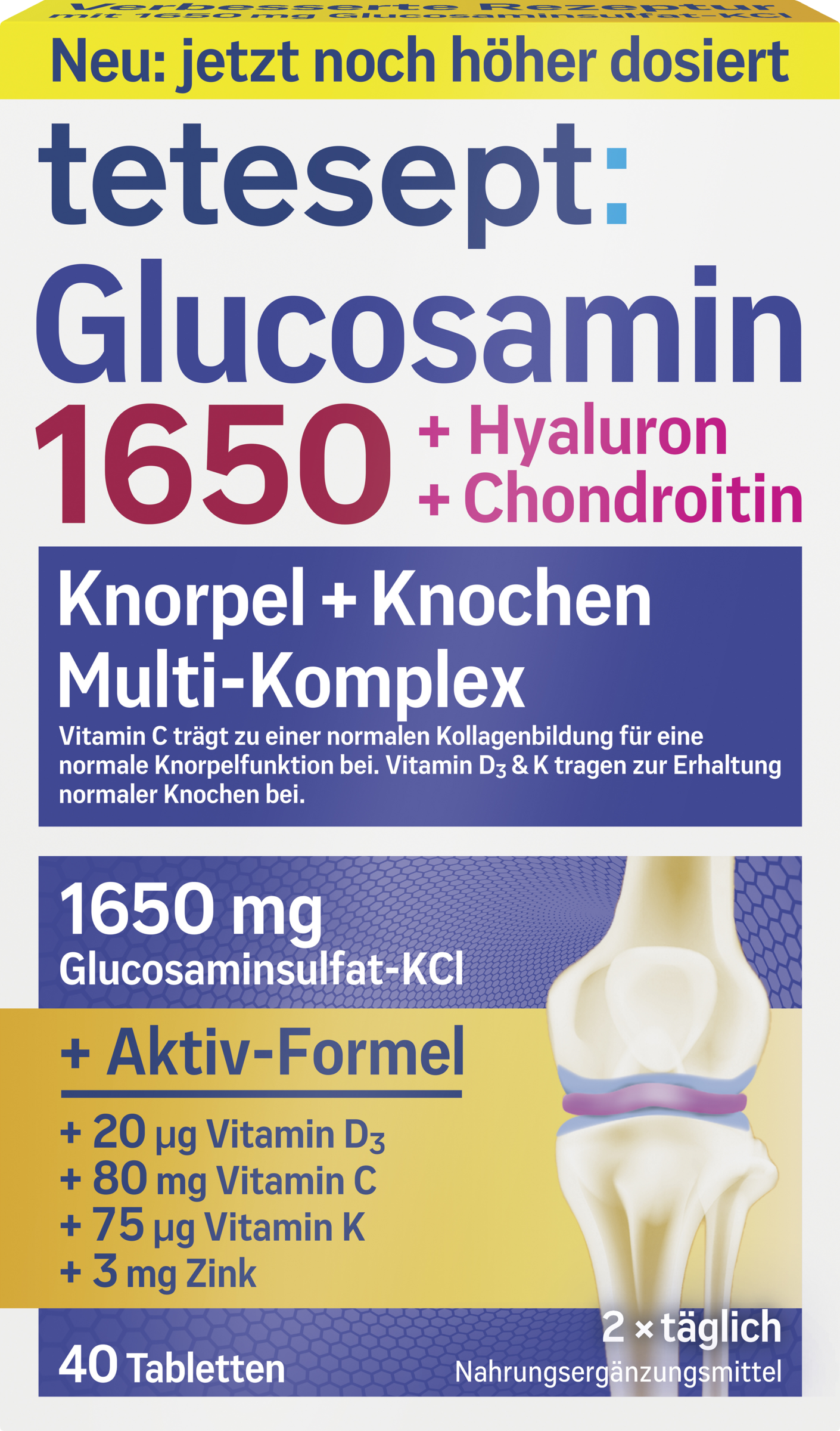 tetesept Glucosamin 1650 Tabletten