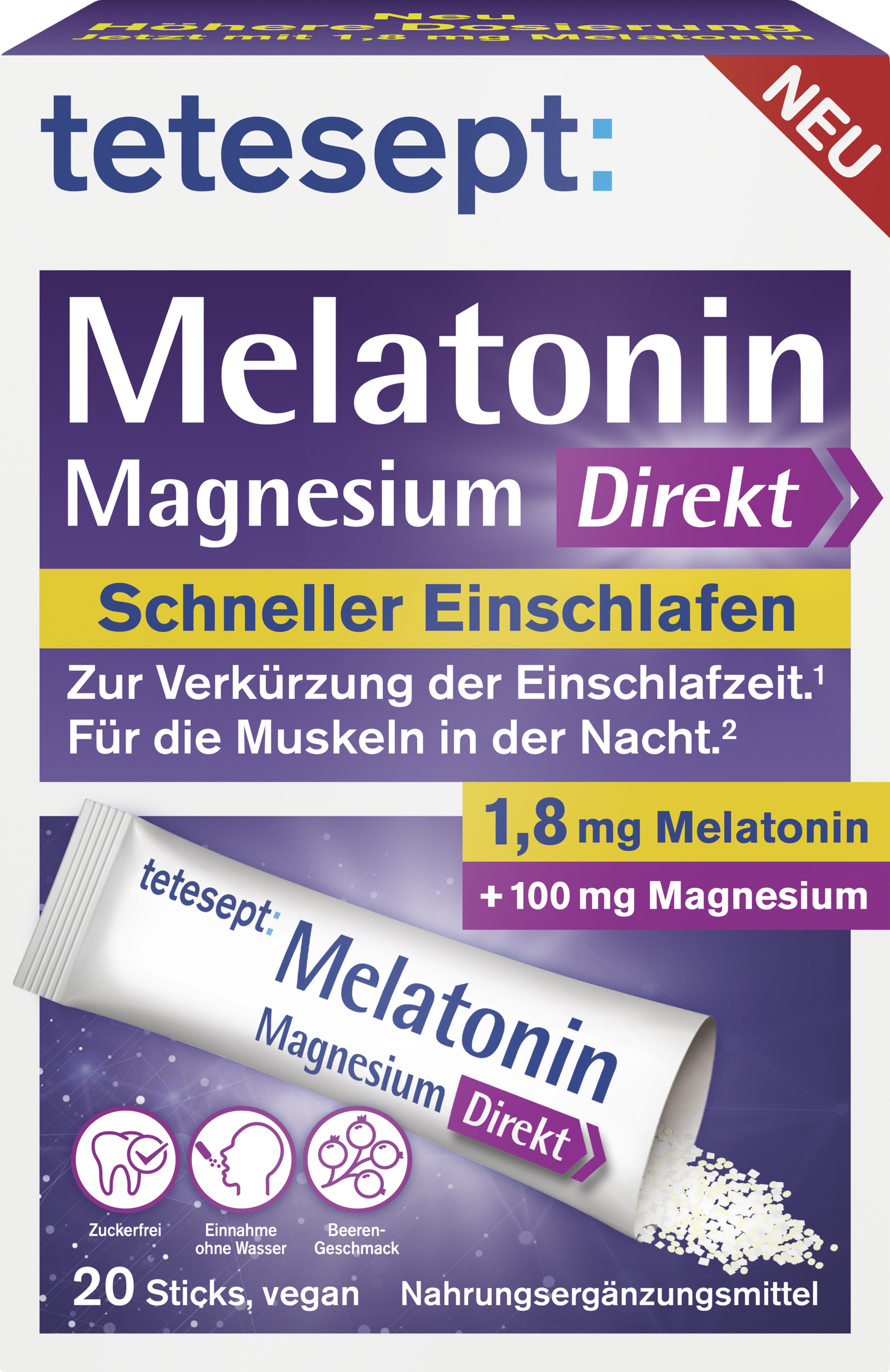 Melatonin + Magnesium Sticks