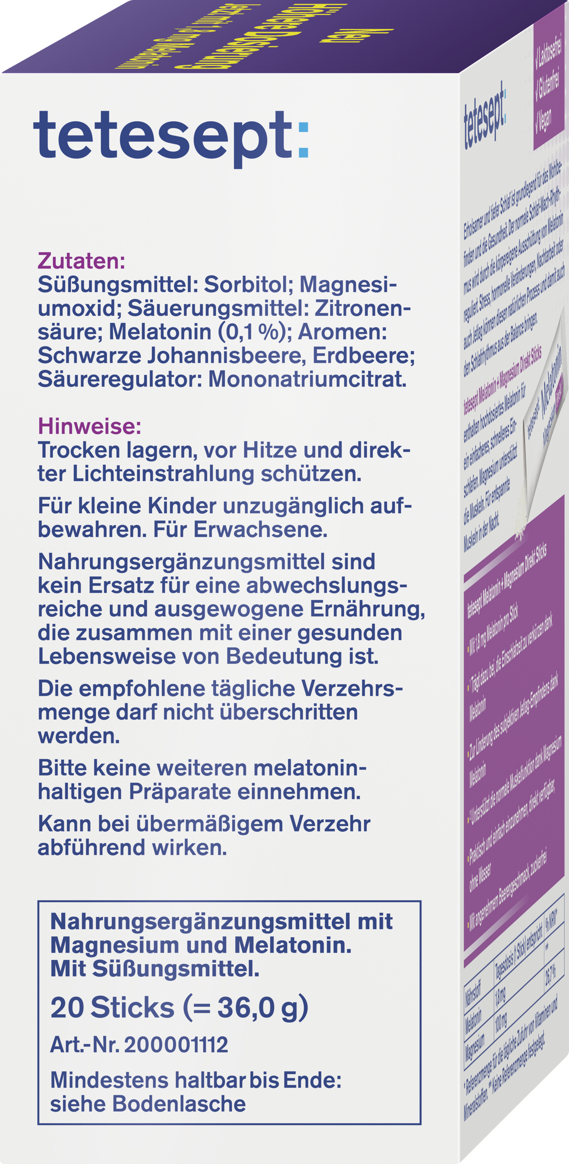 Melatonin + Magnesium Sticks 2