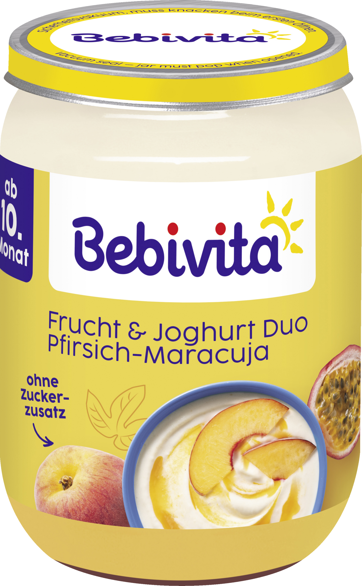 Bebivita Bio Frucht & Joghurt Duo Pfirsich-Maracuja