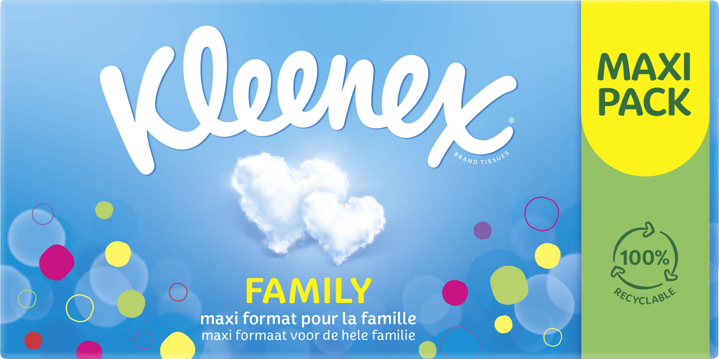 Kleenex Papiertücher Family Box