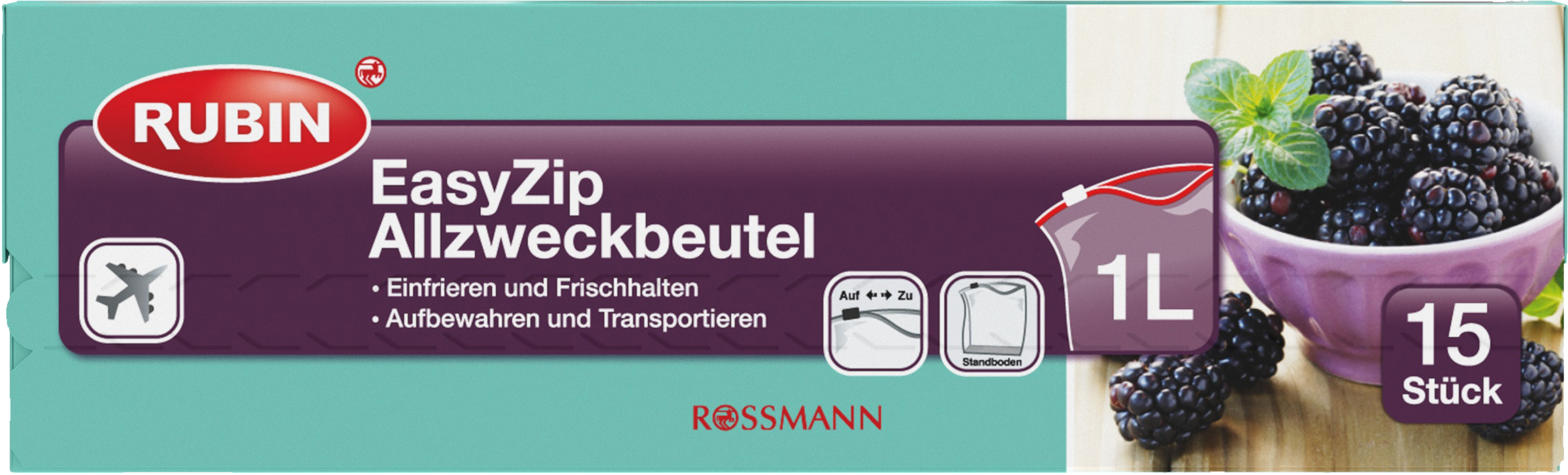 EasyZip Allzweckbeutel 1 Liter