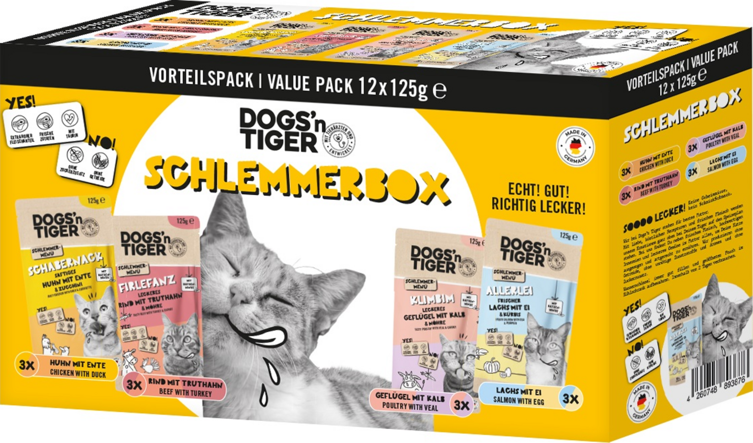 Dogs'n Tiger Schlemmerbox Pouches Vorteilspack