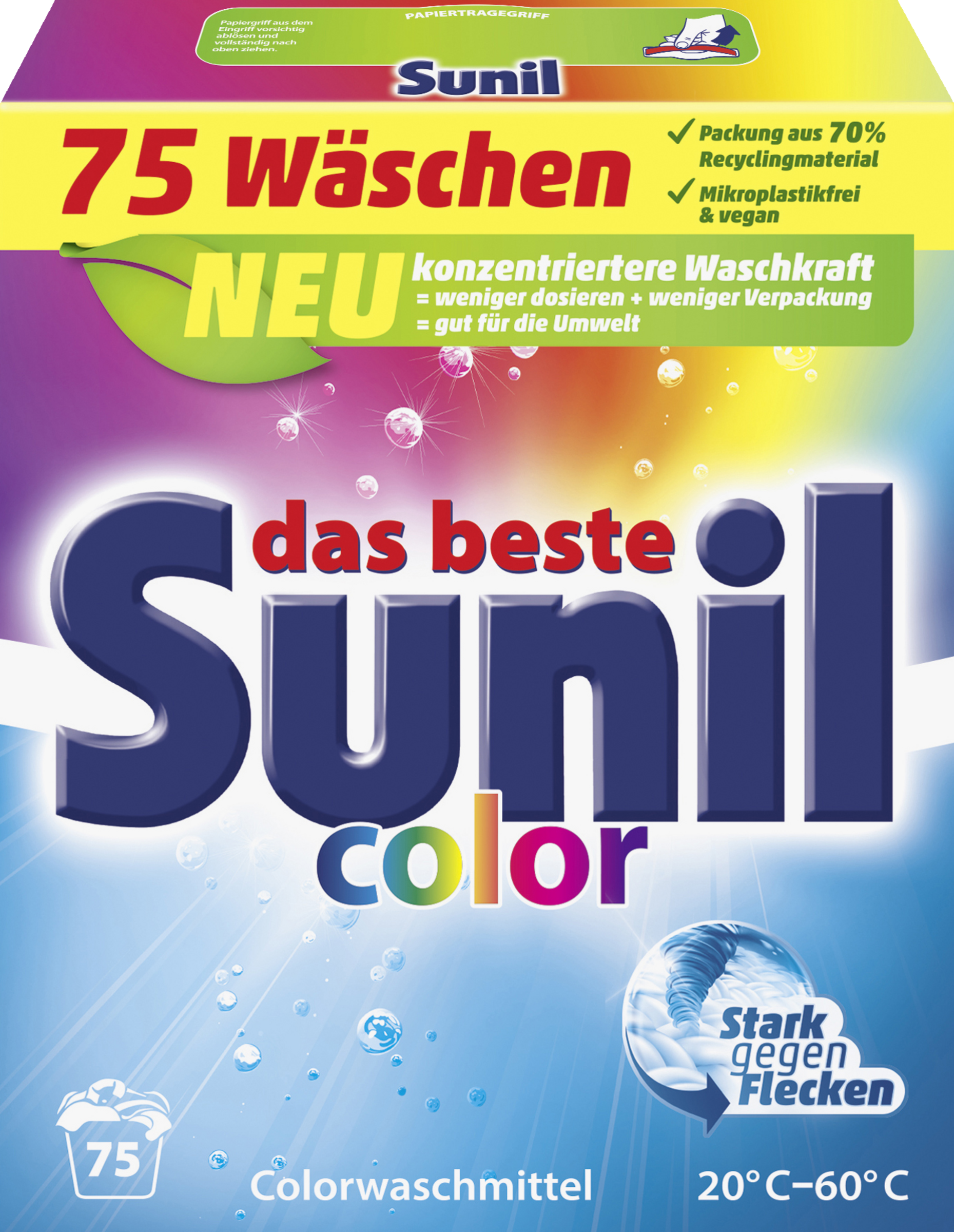 Sunil Colorwaschmittel Pulver 75 WL
