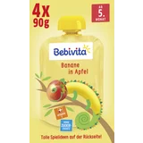 Quetschbeutel Banane in Apfel