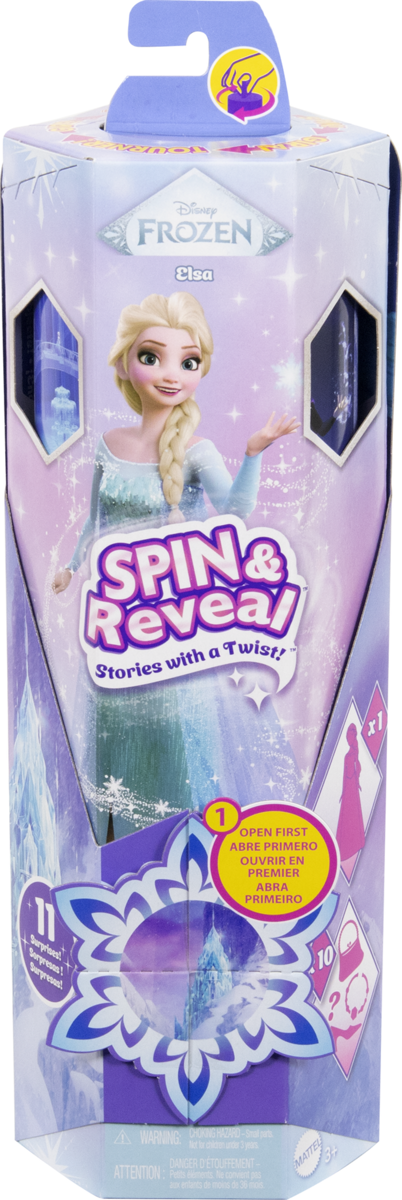 Disney Die Eiskönigin Spin & Reveal Elsa Puppe
