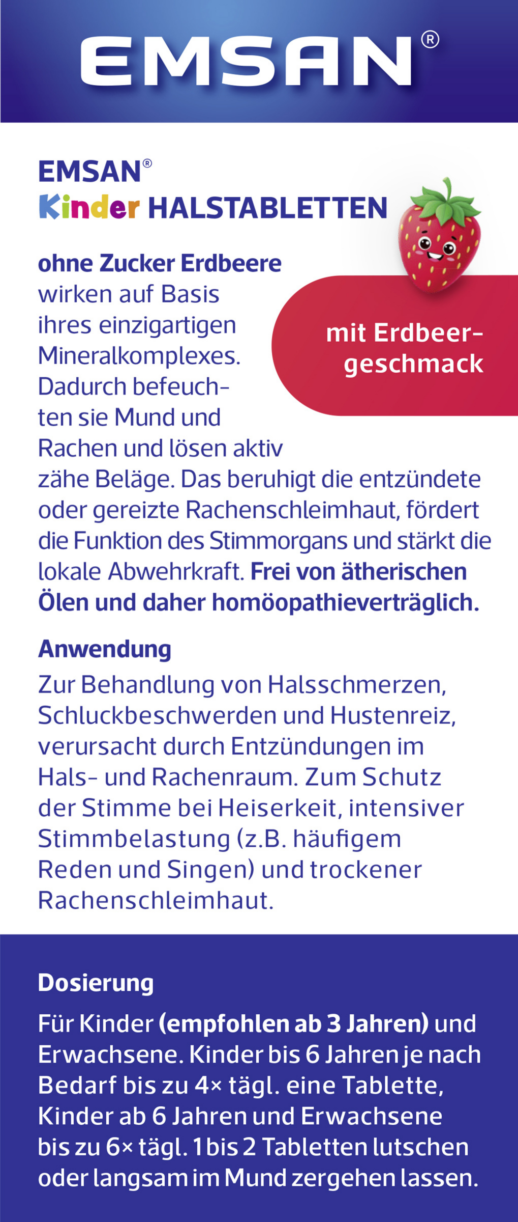 أقراص للأطفال للحلق بدون سكر بنكهة الفراولة 5