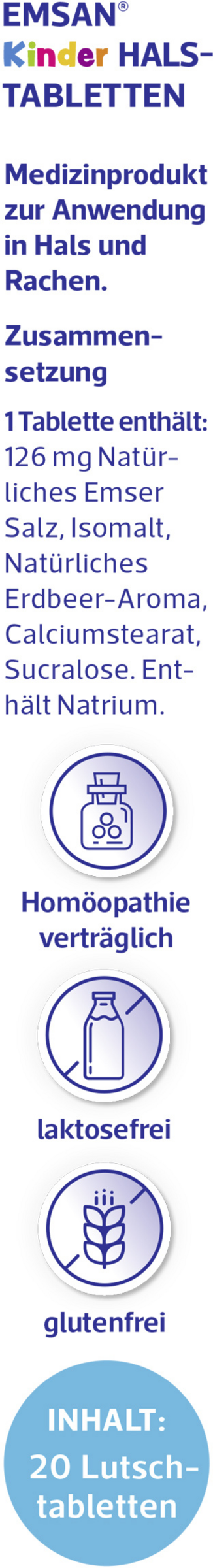 أقراص للأطفال للحلق بدون سكر بنكهة الفراولة 4