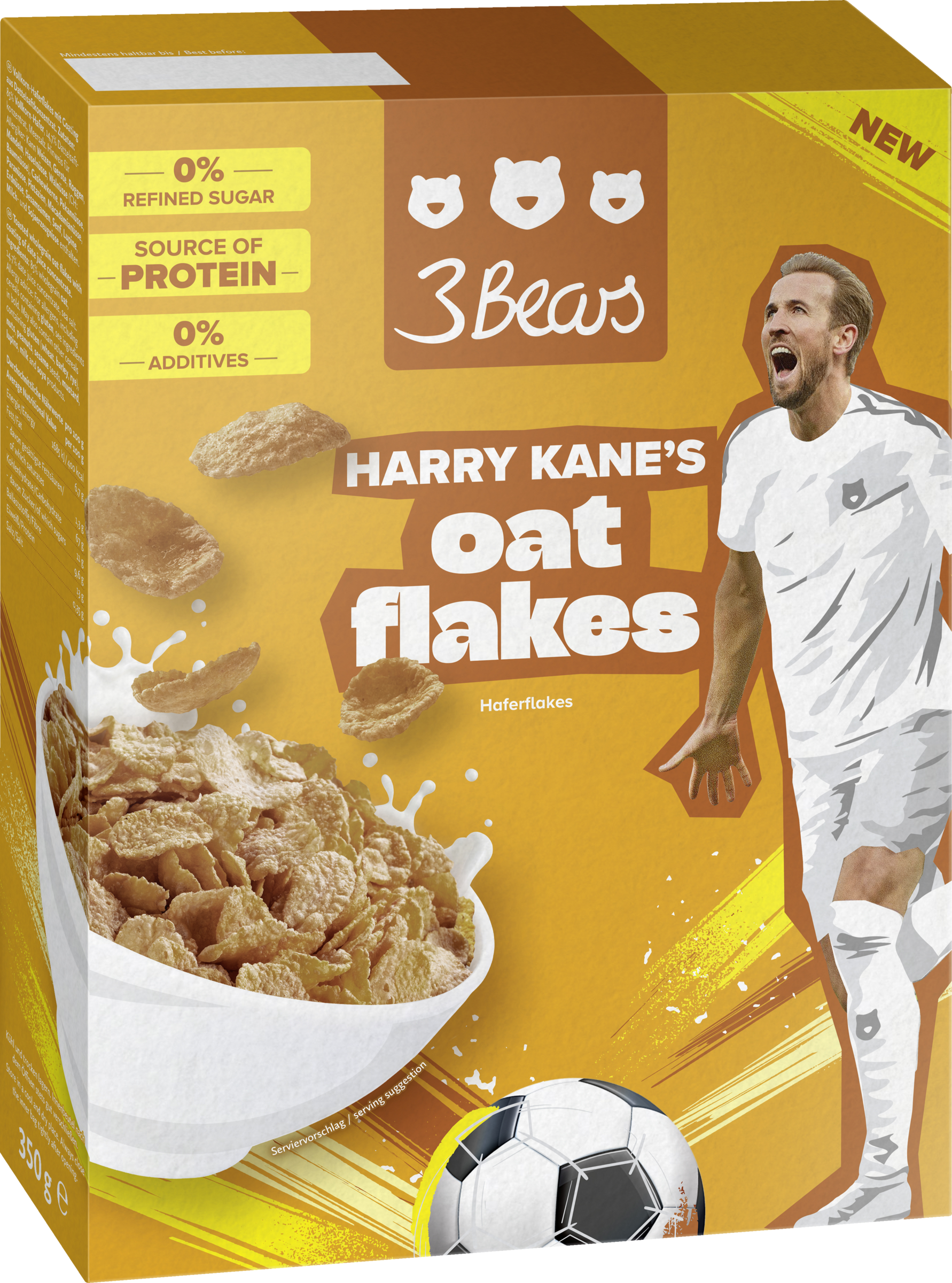 3Bears Harry Kane's Oat Flakes