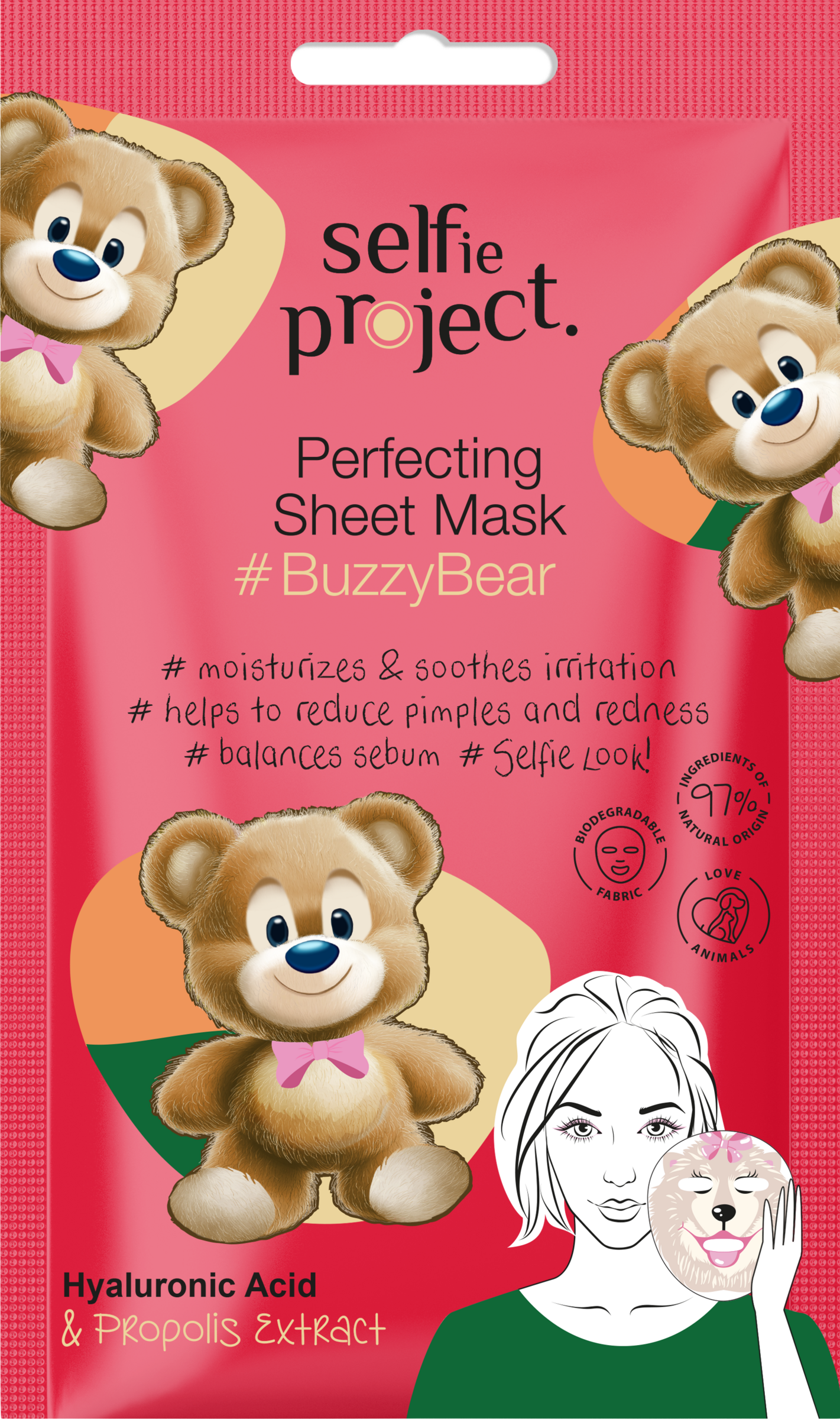 Perfecting Sheet Mask #BuzzyBear