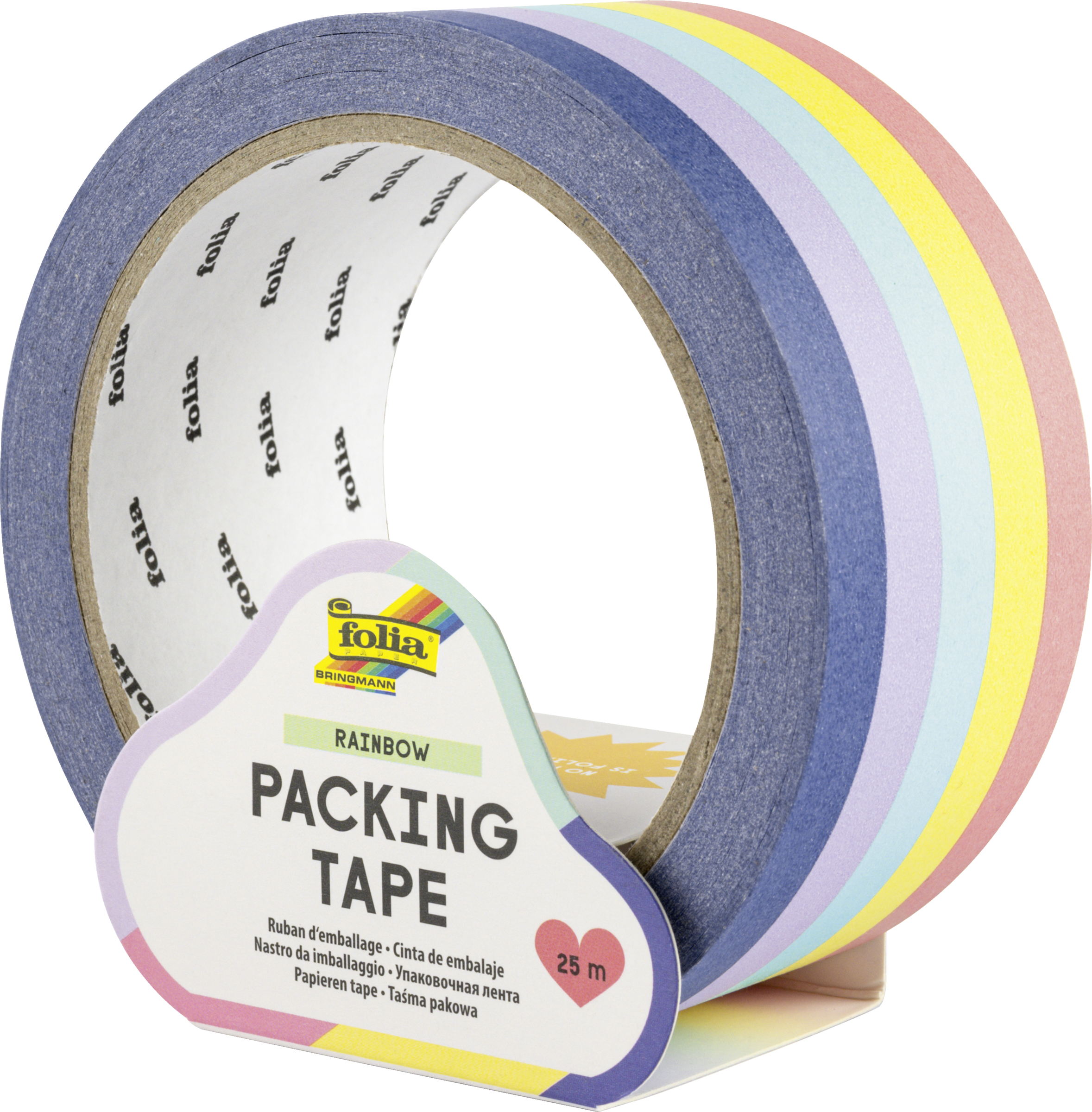 folia Packing Tape Rainbow