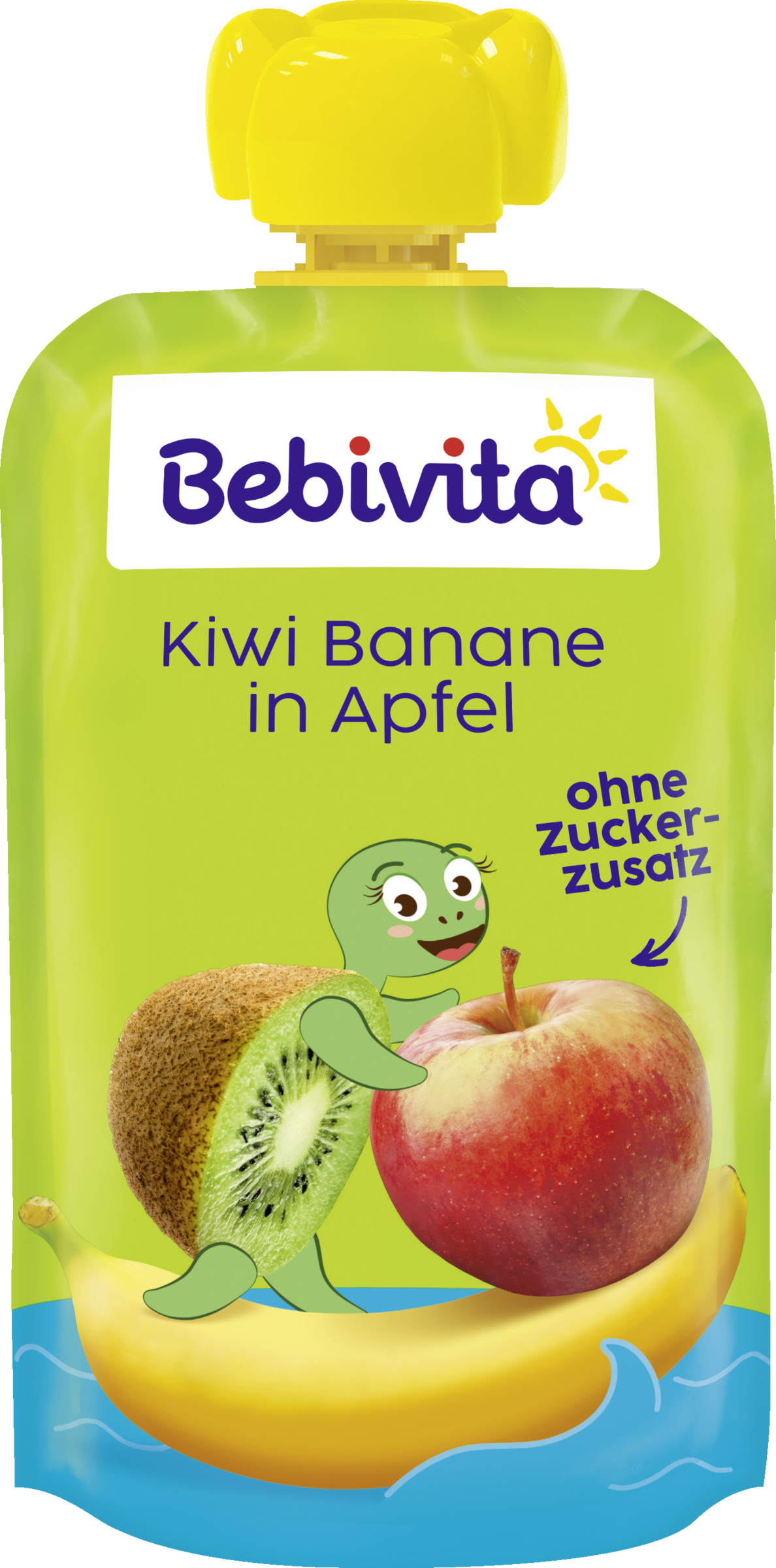 Bebivita Quetschbeutel Kiwi Banane in Apfel