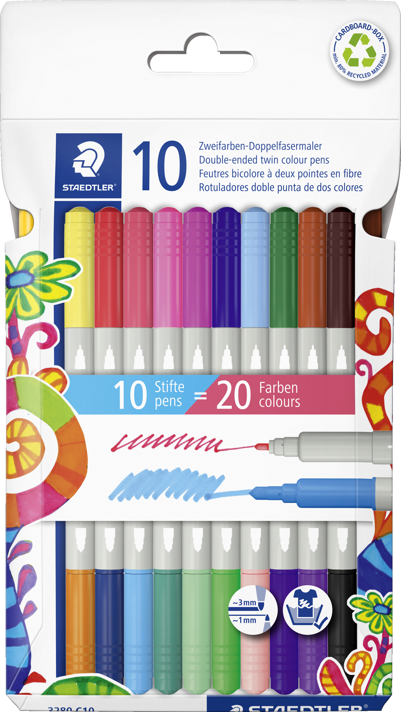 Staedtler Doppelfasermaler Twin Color